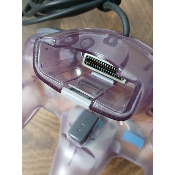 Nintendo 64 Atomic Purple Controller N64 OEM NUS-005 - Tested & Working - Picture 6 of 6